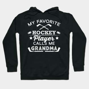 Favorite Ice Hockey Player For Grandma Hoodie